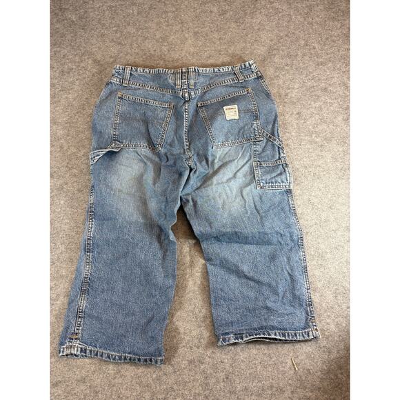 Hydraulic Capri Jeans Womens Size 13/14 Junior Blue Denim Relaxed Button Fly - Picture 5 of 8